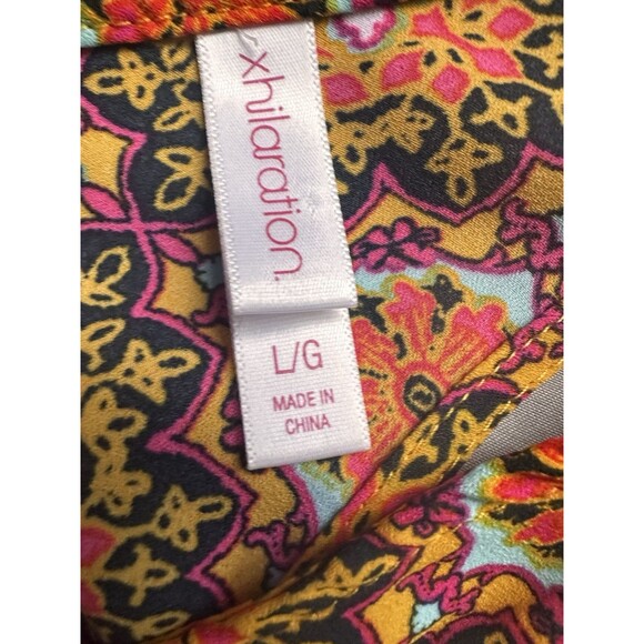 Xhilaration Women’s Kaleidoscope Tie-Dye Tank Top Size Large - Multicolor - Picture 2 of 4